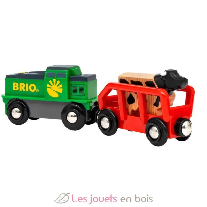 Train de la ferme à pile - Brio