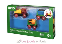 Train de marchandises avec lumière - Brio