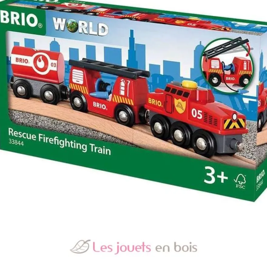 Train des pompiers - Brio