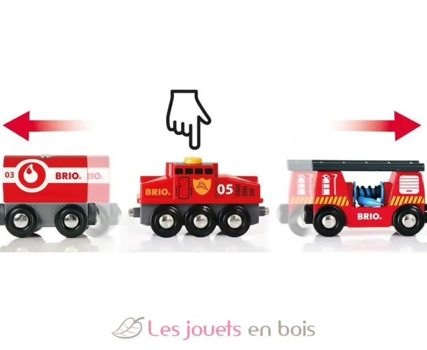 Train des pompiers - Brio