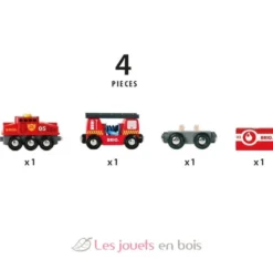 Train des pompiers - Brio