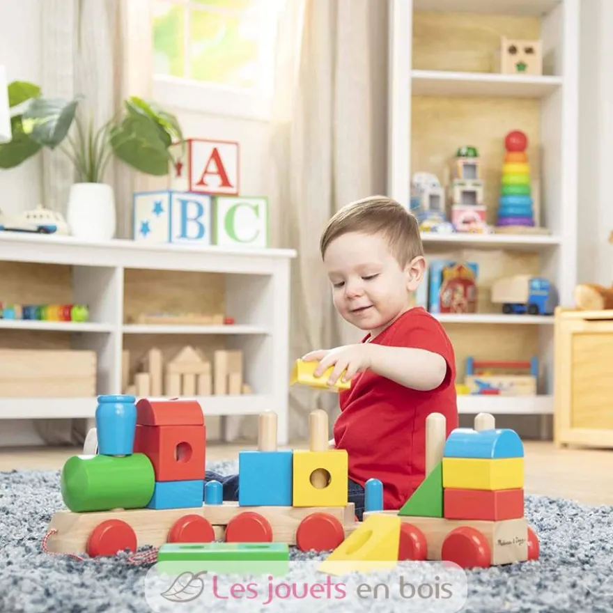 Train en bois géant - Melissa & Doug