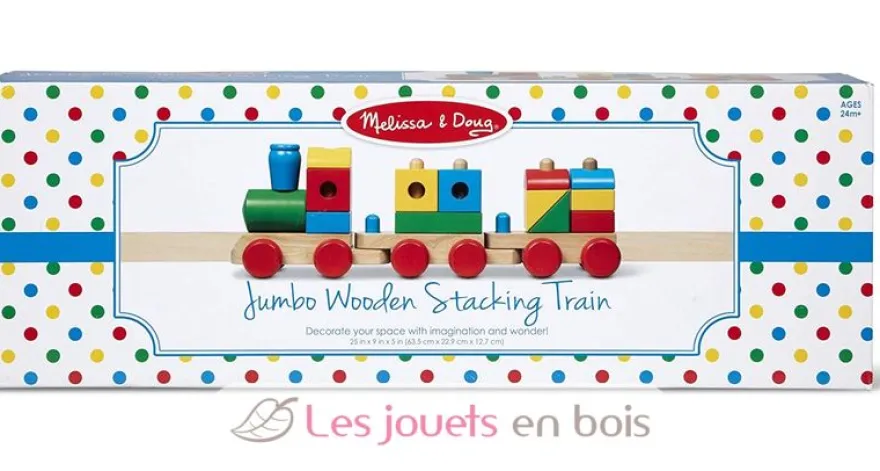 Train en bois géant - Melissa & Doug