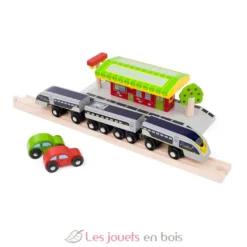 Train Eurostar e320 gris - Bigjigs