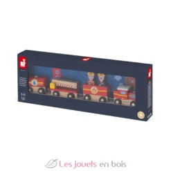 Train Pompiers Story - Janod