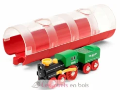 Train à vapeur et tunnel - Brio