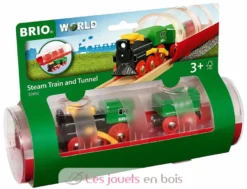 Train à vapeur et tunnel - Brio