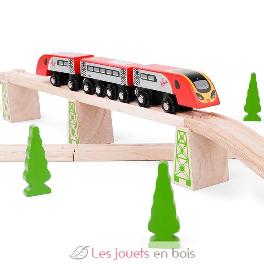Train Virgin Pendolino - Bigjigs Toys