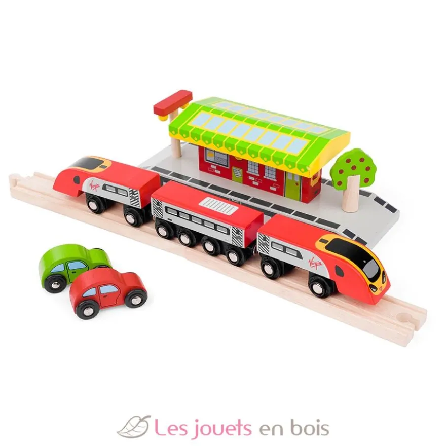 Train Virgin Pendolino - Bigjigs Toys