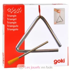 Triangle en métal 10 cm - Goki
