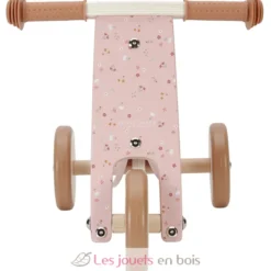 Tricycle en bois rose - Little Dutch