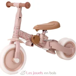 Tricycle 4 en 1 Fairy Floral rose - Little Dutch