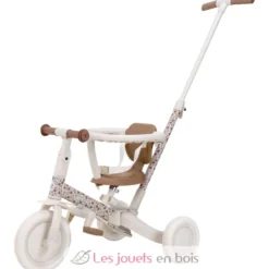 Tricycle 4 en 1 Sunny Flowers blanc crème - Little Dutch