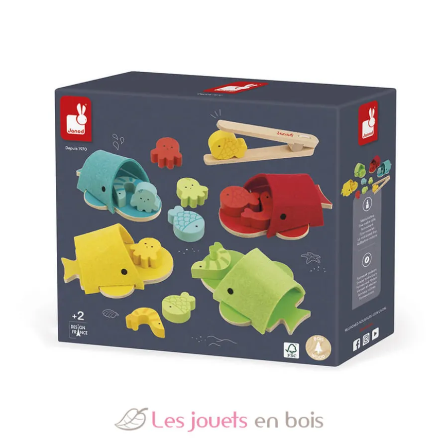 Tri des couleurs baleines - Janod