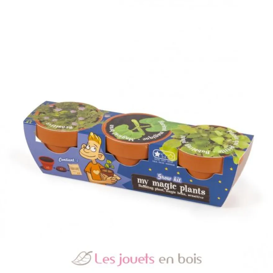 Trio de plantes magiques - Radis et Capucine