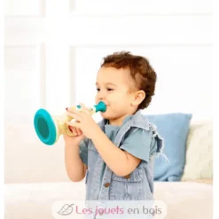 Trompette pixel interactif - Avec sons et lumières - Hape