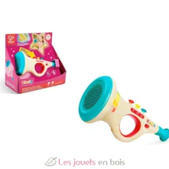 Trompette pixel interactif - Avec sons et lumières - Hape
