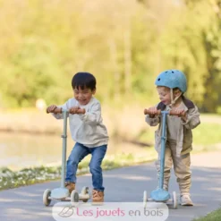 Trottinette enfant 3 roues Safari Dreams bleue - Little Dutch