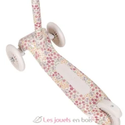 Trottinette enfant 3 roues Sunny Flowers blanc crème - Little Dutch