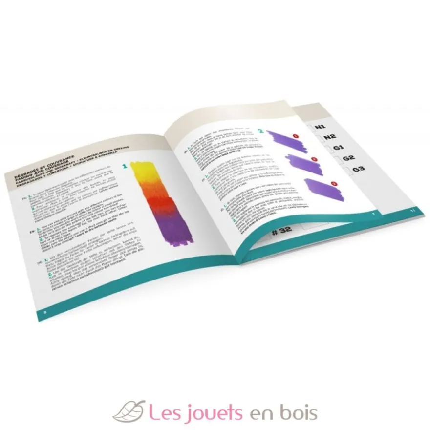 Trousse 45 feutres acryliques - 7 ans et plus - Buki
