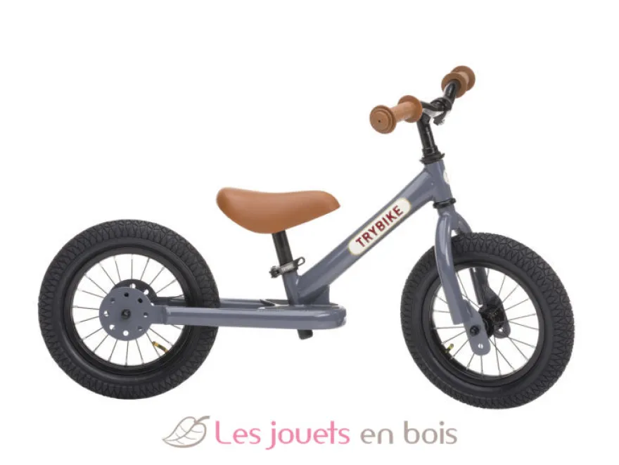 Trybike Draisienne acier gris anthracite - Trybike