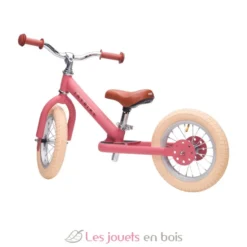 Trybike Draisienne acier vintage rose mat - Trybike