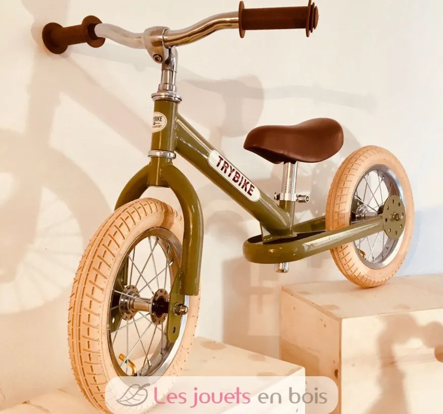 Trybike Draisienne acier vintage vert - Trybike