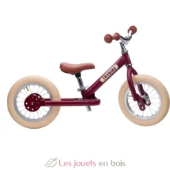 Trybike Draisienne acier vintage rouge mat - Trybike