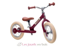 Trybike Draisienne acier vintage rouge mat - Trybike