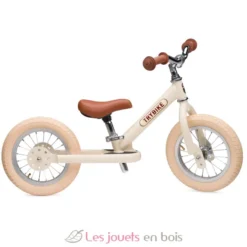 Trybike Draisienne acier vintage crème mat - Trybike