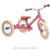 Trybike Draisienne évolutive 2 en 1 rose mat - Trybike