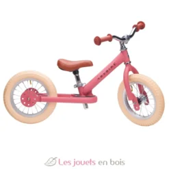 Trybike Draisienne évolutive 2 en 1 rose mat - Trybike