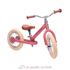 Trybike Draisienne évolutive 2 en 1 rose mat - Trybike