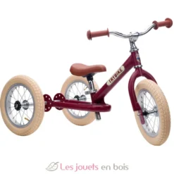 Trybike Draisienne évolutive 2 en 1 rouge mat - Trybike