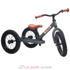 Trybike Draisienne évolutive 2 en 1 gris mat - Trybike