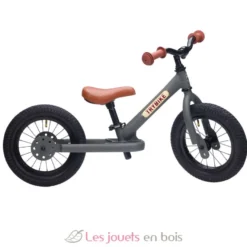 Trybike Draisienne évolutive 2 en 1 gris mat - Trybike