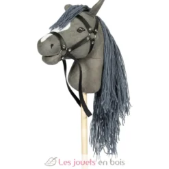 Tête de cheval à chevaucher gris - ByAstrup