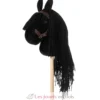 Tête de cheval noir à chevaucher - ByAstrup