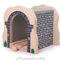 Tunnel de pierres grises en bois - Bigjigs Toys