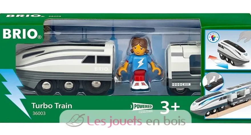 Turbo train gris Brio