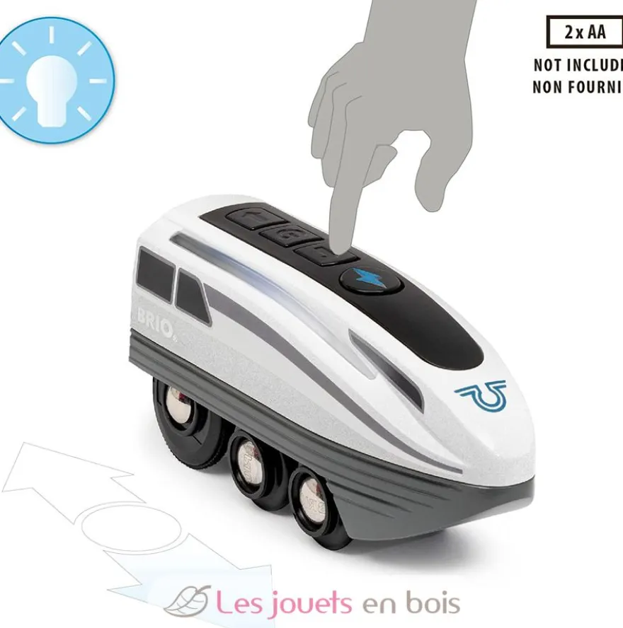 Turbo train gris Brio