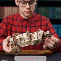 UGR-S véhicule à 3 roues - Puzzle 3D mécanique en bois - Ugears
