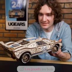 UGT-24 Voiture d'Endurance - Puzzle 3D mécanique en bois - Ugears
