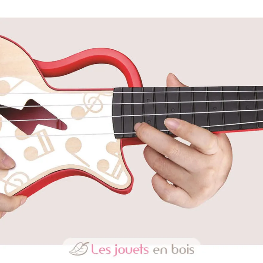 Ukulélé électrique apprentissage interactif - Hape Toys
