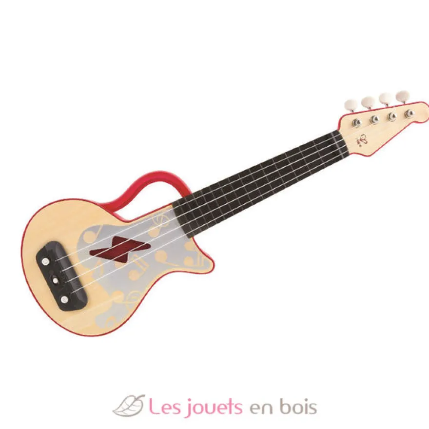 Ukulélé électrique apprentissage interactif - Hape Toys