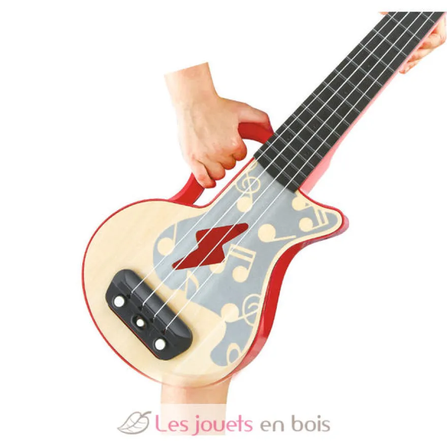 Ukulélé électrique apprentissage interactif - Hape Toys
