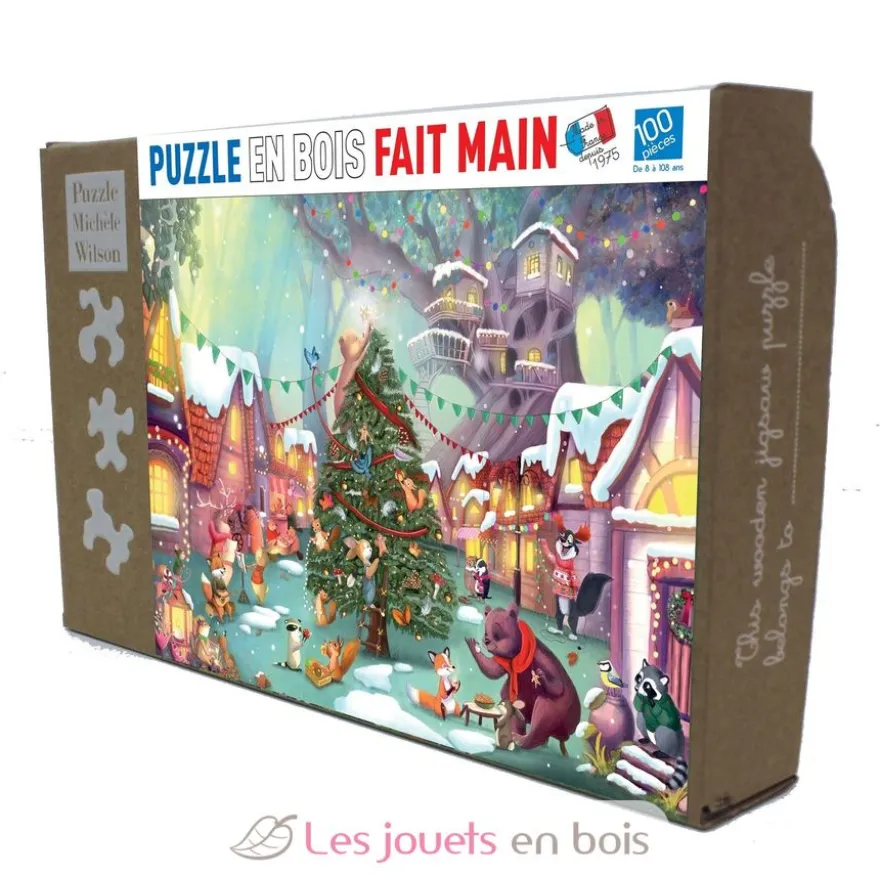 Veille de Noël de Julie Machado - Puzzle Michèle Wilson