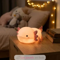 Veilleuse Axodou en silicone rose - Ulysse