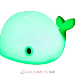 Veilleuse Baleine Wilda blanche avec télécommande - Little L