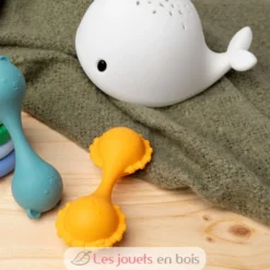 Veilleuse Baleine Wilda blanche avec télécommande - Little L
